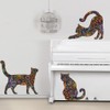 Cat Wall Sticker Trio - Set of 3 Stickers -
