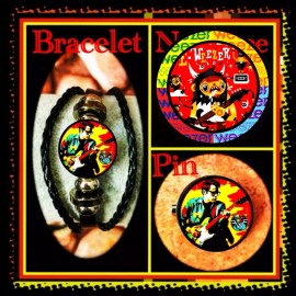 WEEZER ROCK BAND  SET OF THREE  BRACELETNECKL