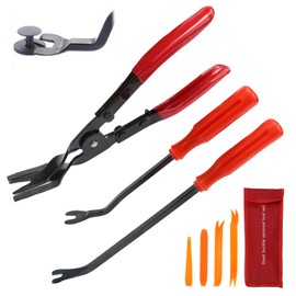 LPZMPZ Pry Tool Car Disassembly Door Trim Tool Car Trim Wedges Loose Pliers Pry Tool with Mortising Lever Release Lever Plastic Wedges Release Tool Set for Car Door Trim Clips Set