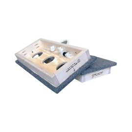 Get Outside Games Premium 3 Hole Washer Toss Washers Game Boards (Blue Carpet, 12x24 Mini Size Boards+Washers&Locker)