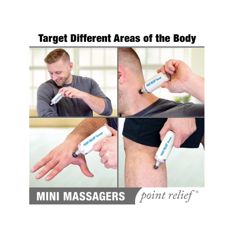 Point Relief Mini Massager for Handheld Targeted Massage Therapy Relieve