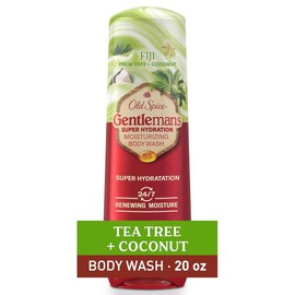 Old Spice Body Wash GentleMan’s Super Hydration for Men, 24/7 Renewing Moisture, Gentle on Skin, Vanilla + Shea Scent, 20 fl oz - Scent: Fiji with Palm Tree & Coconut, Size: 20 Fl Oz (Pack of 1)