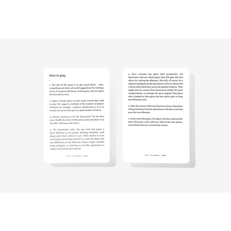 The School Of Life DILEMMAS Game