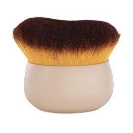 Big Self Tanner Brush, Self Tan Applicator, Body Makeup Brush for Face Body Leg Makeup, Self Tanning Mitt for Self Tan, Kabuki Brush for Body Blend Brush for Tanning Mousse (Khaki)