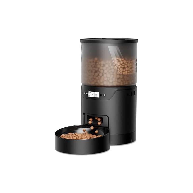 Automatic Cat Feeder: 3L Auto Food Dispenser with Timed Feeding|