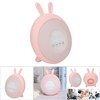 Cute Cartoon Silicone Lamp Bedroom LED Digital Touching Control Alarm