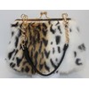 Luxurious Evening Handbag Clutches - Genuine Fox, Rabbit, and Mink