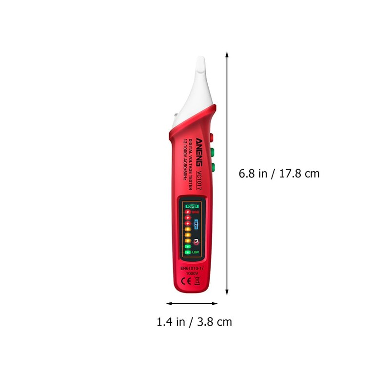 12V-1000V Voltage Tester: Adjustable Sensitivity Voltage Detector Pen AC Voltage