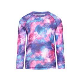 Mountain Warehouse Talus Kids Base Layer Top - Breathable & Lightweight Moisture Wicking Baselayers, Boys & Girls - Autumn Winter, Outdoors, Travelling & Hiking Dark Purple Teen Size 13 Years