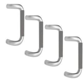 The Handle Wonder Cover: Door Handle Cover for Commercial Business Door Handles; No More Hot Handles (Grey, 4)