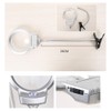 Lupenleuchte mit Klemme und Flip, 2.5X 5X LED Tischlupe Lupenlampe