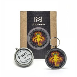 Placa de identificación artesanal para perros y gatos - Personalizable - Tamaño grande - Metal (amarillo 1)