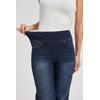 Women's High Waisted Jeans Tummy Control Stretchy Straight Leg Denim