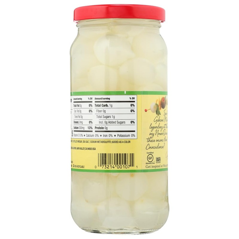 Mezzetta Imported Cocktail Onions 16 Ounce (Pack of 2)