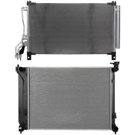 cciyu Aluminum Radiator Replacement 2015-2018 for Hyundai for Sonata13457 radiator;25310C2000, HY3010194;RAD13457, RA13457C