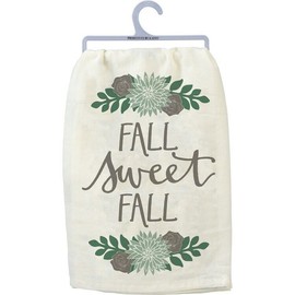 PBK NEW!~TEA TOWEL~"Fall Sweet Fall"~28"~Hand
