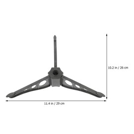SUPVOX 6Pcs Christmas tree base triangle xmas tree stand christmas tree platform Christmas tree rack Christmas Tree Fixators Bases fake tree stand plastic artificial metal tree to rotate
