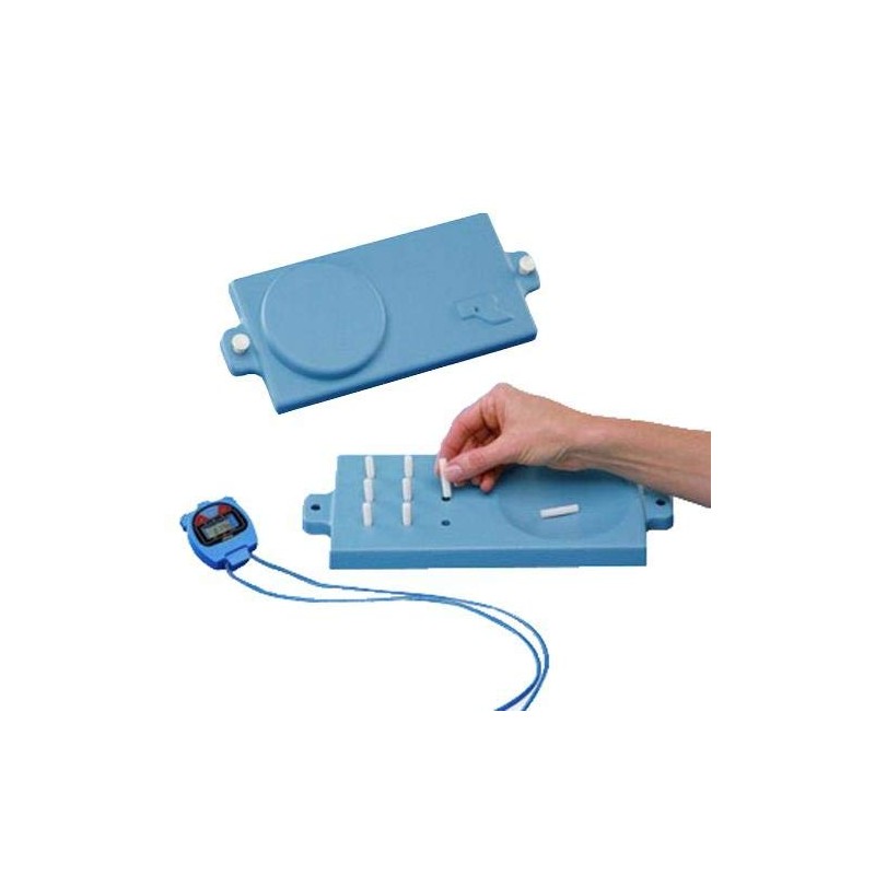 Jamar 9-Hole Peg Test Kit, Pegboard Set for Improved Motor