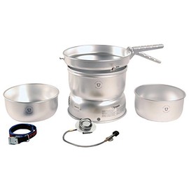 Trangia Unisex Trangia 27-1 Gb Stove Alloy Pans With Gas Burner Cooking System, Silver, Size 27 - 1 UK
