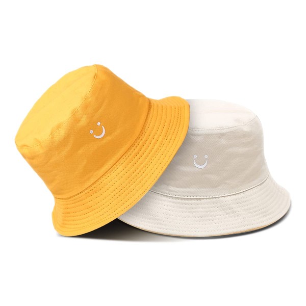 Unisex 100% Cotton Packable Bucket Hat Sun Hat Unisex Beach