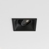 Astro Minima Slimline Square Adjustable Fire-Rated Indoor Downlight (Matt Black),