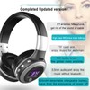Phone Computer Headset With Microphone Wireless BT Comfortable Gaming Headset