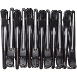 Filfeel Pinza de Pelo, 12 Unids/Pack Salon Hair Clip Seccionador Aleación de Aluminio de Peluquería Abrazaderas Horquilla Herramientas de Peinado