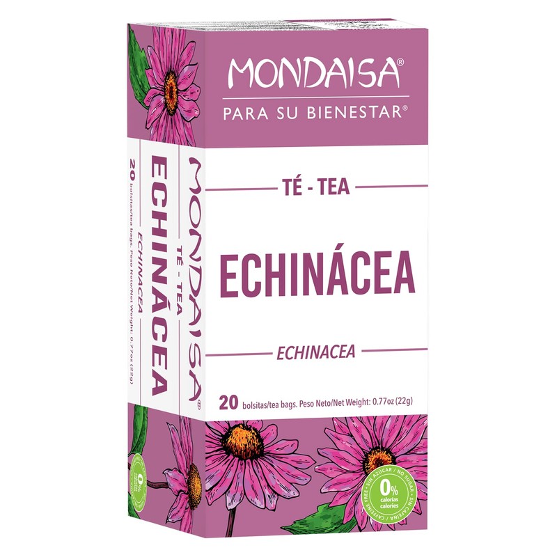 MONDAISA - Echinacea Tea, 20 Tea Bags (Pack of 4),