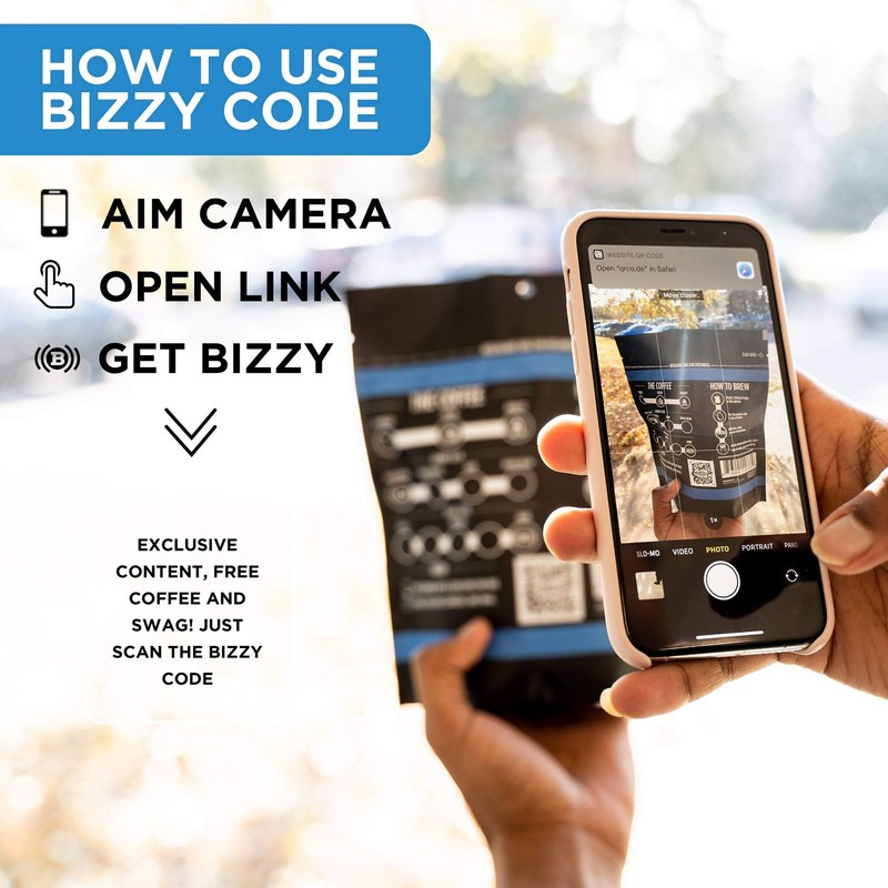 Bizzy Organic Cold Brew Coffee | Dark & Bold Blend