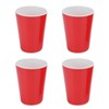 4PCS Imitation Ceramic Water Cup Drinking Mug for Office Home