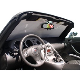 HeatShield, The Original Windshield Sun Shade, Custom-Fit for Pontiac Solstice Convertible 2006, 2007, 2008, 2009 Silver Series