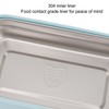 Lunch Food Container 304 Stainless Steel Insulated Leakproof Bento Box