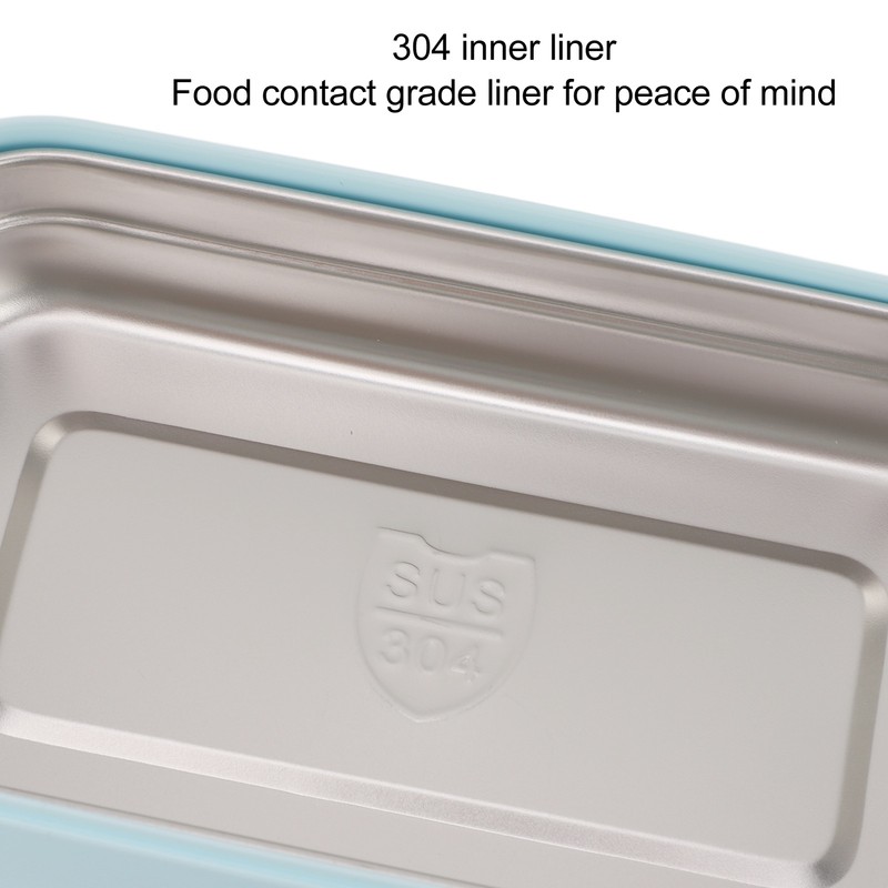 Lunch Food Container 304 Stainless Steel Insulated Leakproof Bento Box