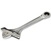 Proferred T10001 Mining Adjustable Wrench with Hammer, Chrome Finish, 12"