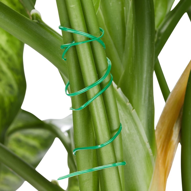 Relaxdays Plant Growing Supports, Stable Plant Clips, Twist Ties, Binding