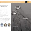 CelinaSun Shade Sail with Attachment Ropes Basic HDPE or PES