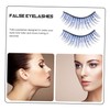 Baluue 5pairs False Lashes Rhinestones Dramatic Eyelashes for Eye-catching Makeup