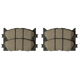 AutoShack Front Performance Ceramic Brake Pad Set Driver and Passenger Side Replacement for 2007-2017 Toyota Camry 2008-2018 Avalon 2007-2018 Lexus ES350 2013-2018 ES300h 2.4L 2.5L 3.5L V6 FWD PCD1293