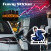 100Pcs I Did That Trudeau Stickers, Funny Character Gestures Waterproof