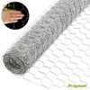TecTech 48"x150' Galvanized Poultry Net Metal Mesh Fencing Chicken Wire