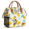 Lekesky Women's Cooler Bag, Insulated Lunch Bag, Leak-Proof Wide Open