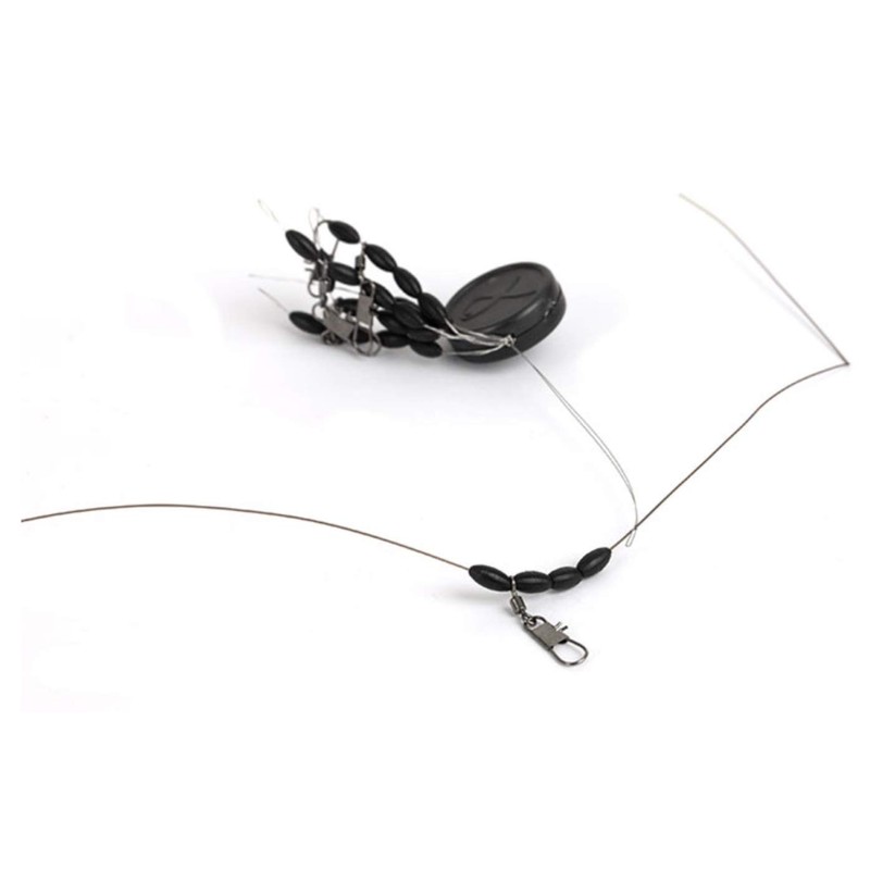 Matrix Float Attachment for Securely Locking Loaded Pellet Wagglers -