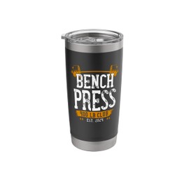 400 Pound Bench Press Club Benchpress Gym Workout Stainless Steel Insulated Tumbler