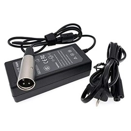 Globalsaving 24V 4A 96W Battery Charger for Hoveround MP4 Wheelchair Mobility Power Chair Electric Scooter Power Supply ac Adapter Cord Cable