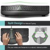 Arteck Ergonomic USB Wired Keyboard with Cushioned Wrist & Palm