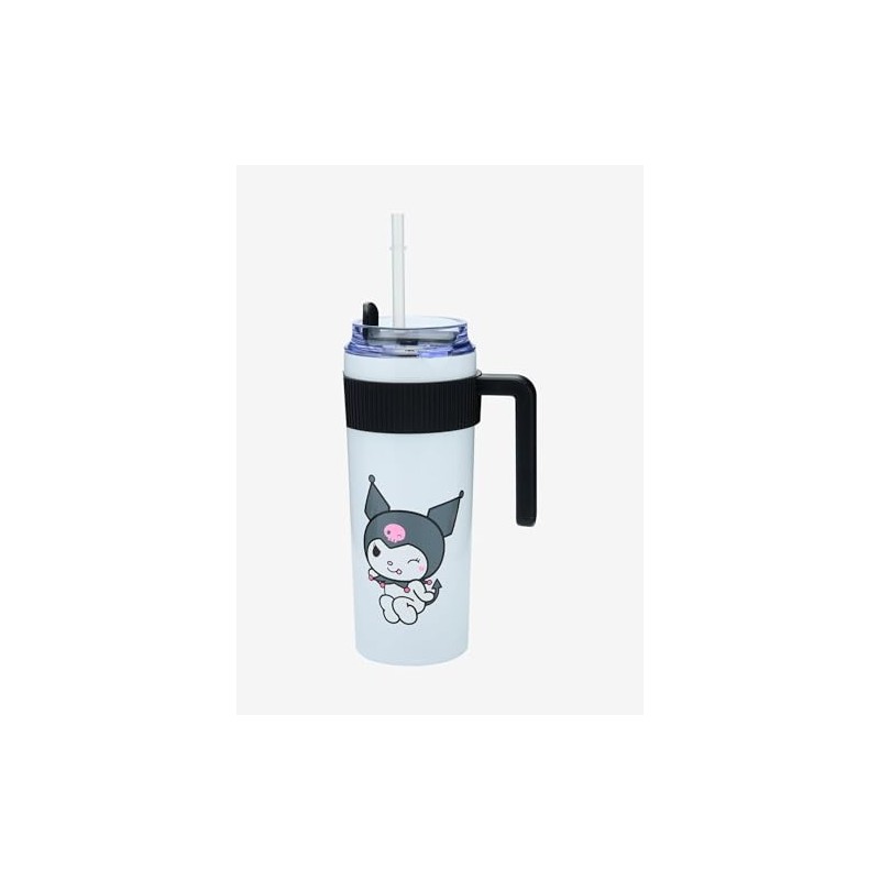 Hot Topic Kuromi Winking Stainless Steel Travel Cup Multi None