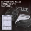 Teling 8 Pcs Public Safety Police Field Interview Notebook Report