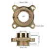 VOBOR 2Pcs Wheel Rear Axle Hub, 28 Tooth Spline 4