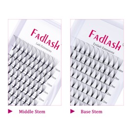 Pre Made Russian Lashes 10D 0.05 D Curl 8-14mm Mix Tray Volume Lashes Pre Made Fans Premade Fans Russian Volume Lash Extensions(10d-0.05D-mix(8-14))