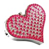 Self Defense Alarm Heart Shape Security Protect Personal Alert(Silver)